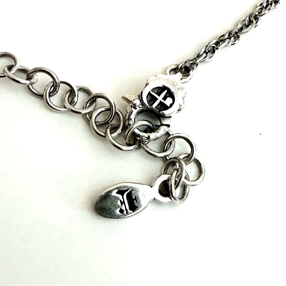 Etah Love Honora Sterling Silver and Onyx Necklace - Picture 3 of 6